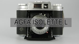 Agfa Isolette L Folding Camera About and using [upl. by Erlinna]