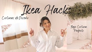 Cortinas de Diseño y a Medida con Cortinas Baratas de IKEA ⭐ Amé Este DIY de IKEA 💖🏠 IKEA HACKS [upl. by Nuawed]