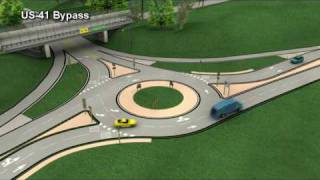 New Roundabout at US41 and Front Street in Marquette [upl. by Stanzel53]