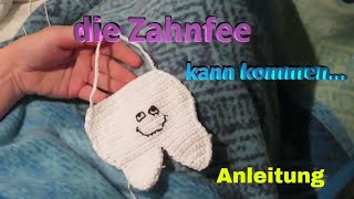 Kleine Tasche für die Zahnfee galihäkeln galistricken galistrickmaschine [upl. by Aicitan]