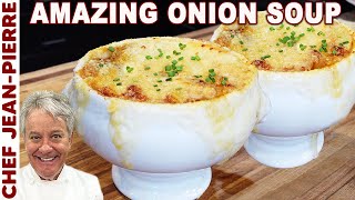 Classic French Onion Onyo Soup  Chef JeanPierre [upl. by Llij865]