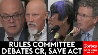 Democrats amp Republicans Debate CR SAVE Act In House Rules Committee [upl. by Job]