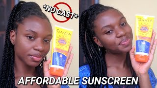 Affordable SUNSCREEN Without White Cast  Gavia Sunblock REVIEW [upl. by Ycam]