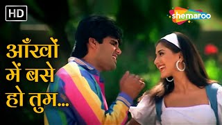 Aankhon Mein Base Ho Tum  Suniel Shetty  Sonali Bendre  Takkar1995  Abhijeet Alka Yagnik Hits [upl. by Enilav695]