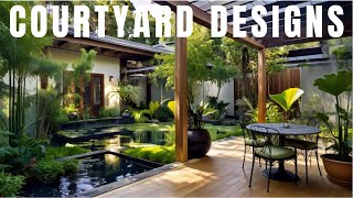 Courtyard Garden Ideas for Small Spaces [upl. by Novaat]