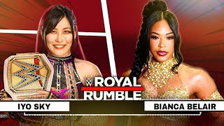 WWE 2K23  IYO SKY Vs Bianca Belair  WWE Royal Rumble [upl. by Caesar]