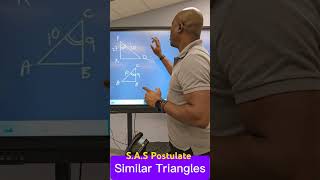 Similar TrianglesSAS Postulate mathsmathematics science mathshack education mathskills [upl. by Eirrotal538]