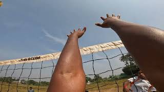 GoPro Volleyball in Village  Setter Highlight  Volleyball POV [upl. by Cherilyn]