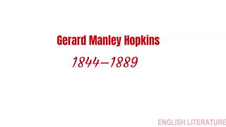 A short biography of Gerard Manley Hopkins [upl. by Lora69]