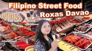 Filipino Street Food at Roxas Market Davao Living in Davao philippines Episode 37 [upl. by Reiche109]