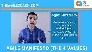 Agile Manifesto the 4 values [upl. by Chelsie]