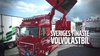 ”Flisarn” från Kungsbacka  Sveriges finaste Volvolastbil 2015 [upl. by Froh]