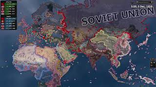 Götterdämmerung DLC  AIOnly Historical HOI4 Timelapse [upl. by Augustus]