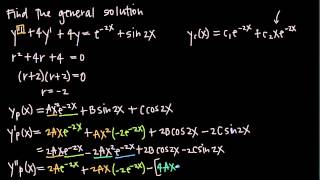 undetermined coefficients example 4 KristaKingMath [upl. by Ansaev340]