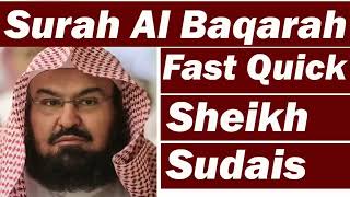 Surah Baqarah Fast Recitation Speedy and Quick Reading in 59 Minutes By Sheikh S 2 [upl. by Naegem]