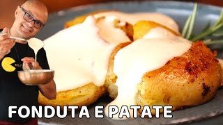 FONDUTA DI FORMAGGIO con le PATATE  RICETTA BONUS [upl. by Thanos]