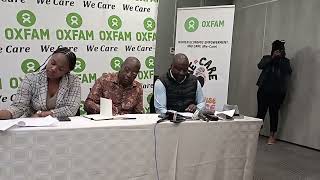 OXFAM International Day of Care Press Conference Holiday Inn Harare 281024 [upl. by Derina]