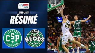 Limoges vs Blois  Résumé 20232024  LNB Officiel [upl. by Haraj]