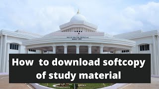 KSOU Study material Softcopy ಹೇಗೆ ಪಡೆಯುವುದು  KSOU mysore how to download softcopy of study material [upl. by Silohcin]