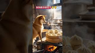 The dog teaches you how to make steamed buns Who doesnt like a sensible dog The dog has becom [upl. by Hedelman351]