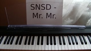 【PIANO COVER】 SNSD 소녀시대 Girls Generation  Mr Mr [upl. by Helen]