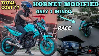 BEST MODIFIED HONDA HORNET IN INDIA  BIKE MODIFICATION  STREET RACE [upl. by Hal819]