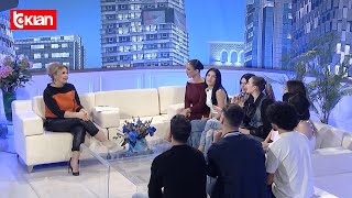 Rudina  Elhaida Dani zbulon surpizat në X Factor me skuadrën e saj në pritje të netëve live [upl. by Airad]