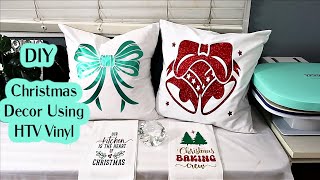 How To Layer Glitter amp HTV Vinyl On Christmas Decor And Gifts Using Vevor Auto Heat Press Machine [upl. by Runstadler]