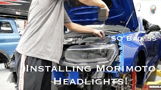 InstallingSwapping Morimoto Sequential Headlights Onto The Zl1 1LE These Look Nutz😱 [upl. by Kalil]