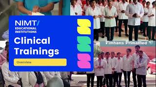 Clinical Trainings Internships and Placements at NIMT Institute of Medical and Paramedical Sciences [upl. by Moorish]