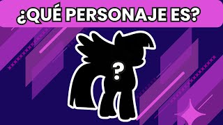 🦄🌈¡Adivina 100 Personajes de My Little Pony por su Silueta [upl. by Ardnohsed]