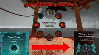 Multiple Quests at Once  Fastest Athena Leveling Method  Sea of Thieves [upl. by Esina]