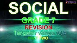 SOCIAL STUDIES GRADE 7 REVISION PART TWO [upl. by Reeher]