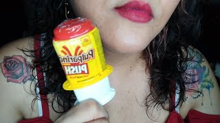 ASMR Probando un pulparindo push [upl. by Auoh]