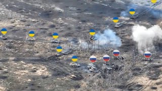 Epic battle erupts as Ukrainian tanks meet Russian troops [upl. by Betthezel]