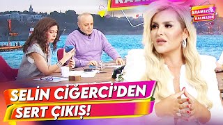 Canlı Yayında Selin Ciğerci ve Ali Eyüboğlu Arasında Gergin Anlar  Aramızda Kalmasın 18 Bölüm [upl. by Winterbottom]