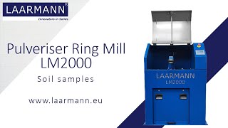 Pulveriser Ring Mill LM2000  Soil samples [upl. by Damon]