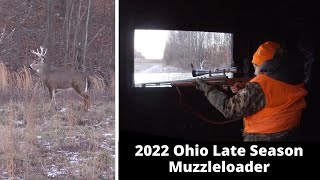 Muzzleloader Misfires and Big Buck GETS AWAY  2022 Ohio Muzzleloader Season [upl. by Eidnyl]