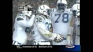 2002 Colts at Broncos Week 12 [upl. by Eetnuahs673]