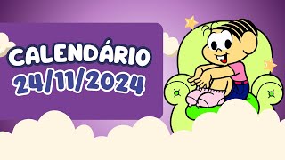 CALENDÁRIO DE 24 DE NOVEMBRO DE 2024 ALUNONOTADEZ10 ensinofundamental [upl. by Zetram153]