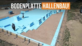 Es geht endlich los Bodenplatte Hallenbau Wir legen den Grundstein für unsere Gewerbehalle [upl. by Elijah]