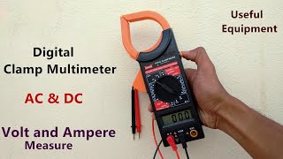 How to Use the Digital Clamp Multimeter for AC and DC  Useful Equipment  POWER GEN [upl. by Hauser]