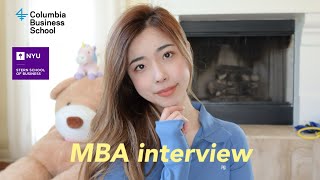 Sharing my MBA interview tips and more🤓 [upl. by Oznol]