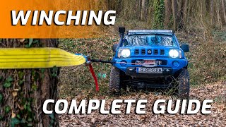 How To Use A WINCH  Winching Recovery Techniques For 4x4 Beginners [upl. by Cinda]