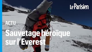 En pleine zone de la mort de lEverest un sherpa sauve un alpiniste en le portant pendant 6 heures [upl. by Xanthe]