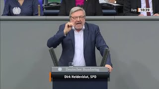 IRRSINN SPD  DIRK HEIDENBLUT  SPD  IM DEUTSCHEN BUNDESTAG IN BERLIN [upl. by Sim]