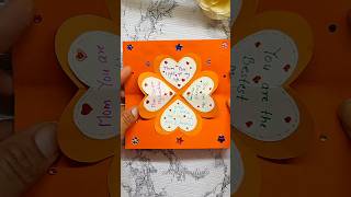 simple and beautiful Mothers Day cards craft shorts creative [upl. by Soracco125]