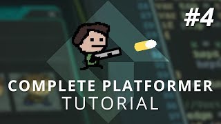 GameMaker Studio 2 Complete Platformer Tutorial Part 4 Enemies Hitflash etc [upl. by Nitsuga491]