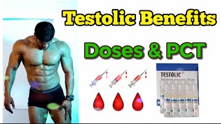 Testolic Full Review Doses  Benefits amp PCT   Testosterone Propionate Cycle [upl. by Eillam56]