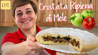 🍎 CROSTATA RIPIENA DI MELE 🍎 Ricetta in Diretta con Benedetta [upl. by Enajaras]